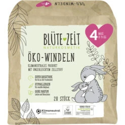 Öko-Windeln Größe 4 Maxi 8-14KG 28ST