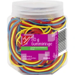 & Günstig Gummiringe Farbig Sortiert 80 G